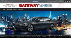 Desktop Screenshot of gatewaycardealer.com