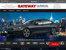 Tablet Screenshot of gatewaycardealer.com